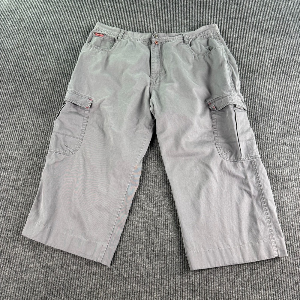 Ecko Unltd Cargo Shorts Men 42 Gray Baggy Long Hip Hop Skater Streetwear Y2K